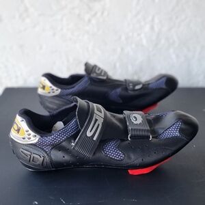 Sidi T5 Triathlon Cycling Shoes Size 44 US 10 Men’s Vintage